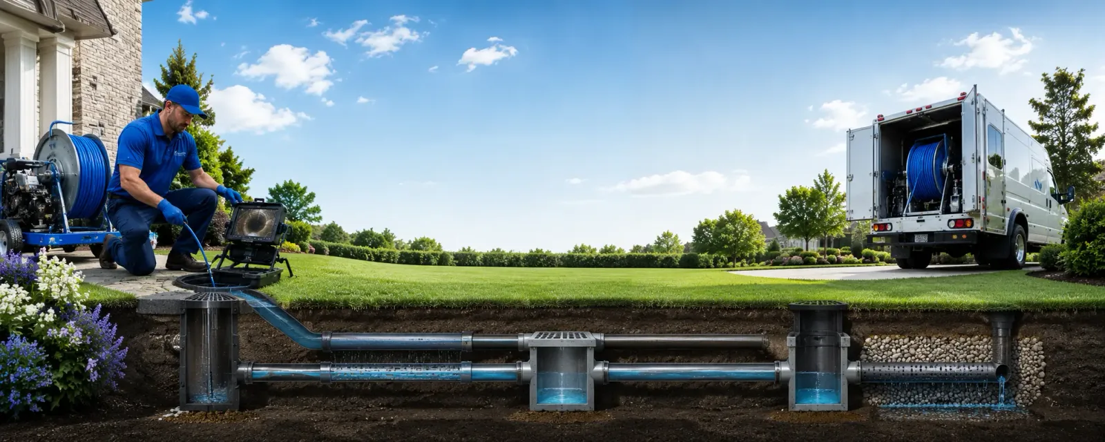 Outdoor drain cleaning information for East Canton, OH